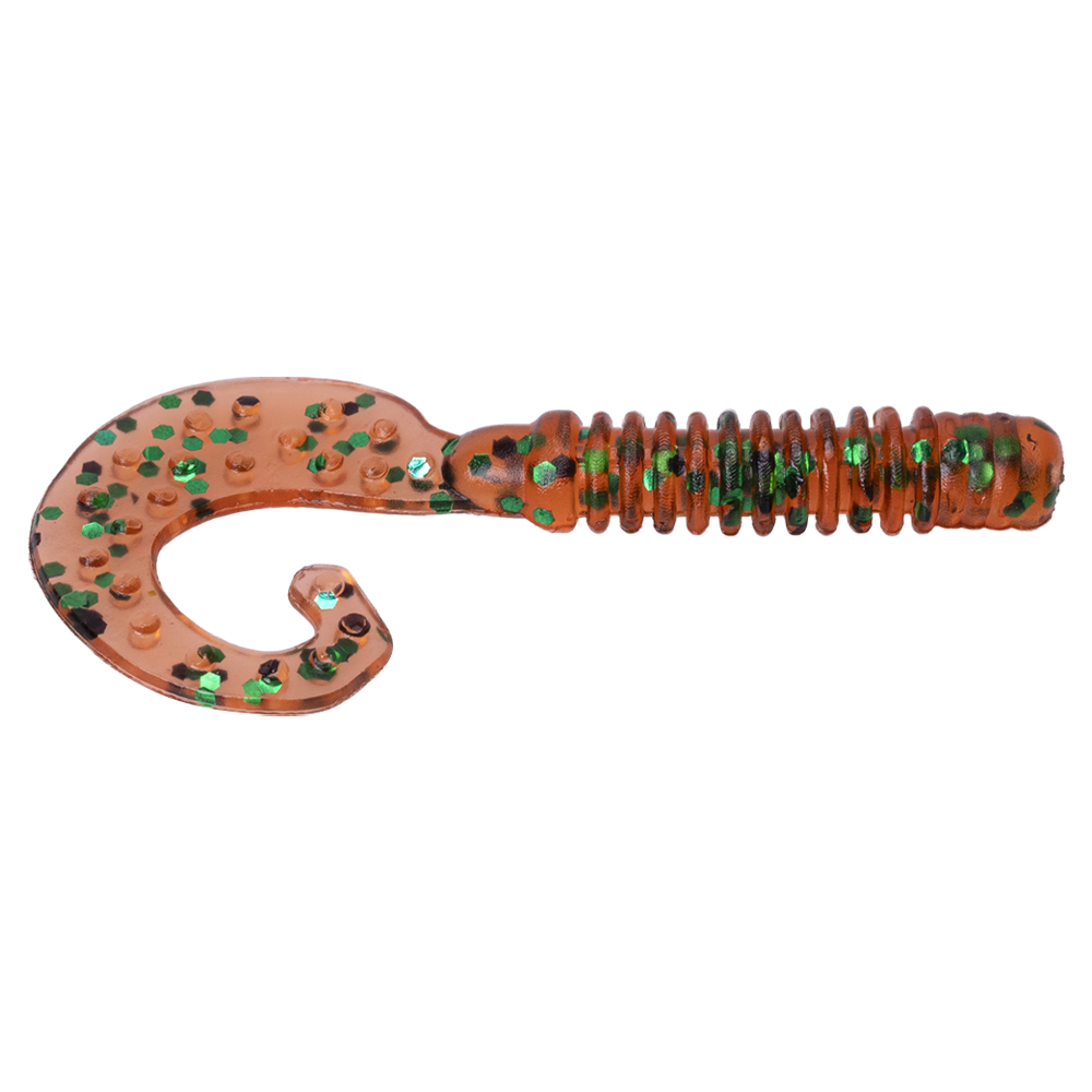 Приманка AKKOI Yummy (твистер) 50 D010 (уп. 10/6шт). Фото №1