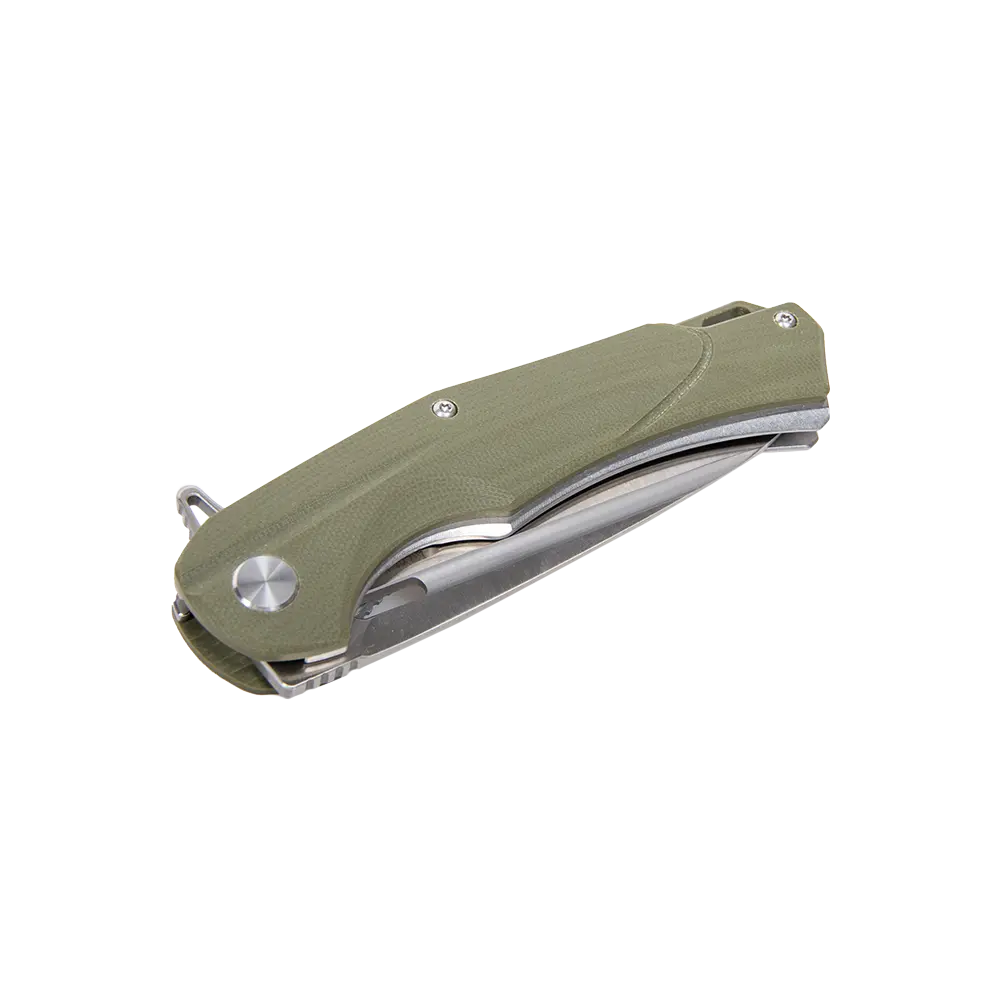 Нож складной Кизляр А-01, клинок D2, рукоять G10, зеленый. Фото №4