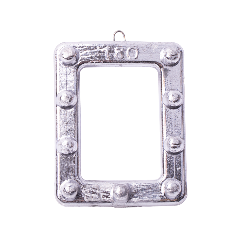 Груз "Рамка" с шипами и ушком 180гр.. Фото №1