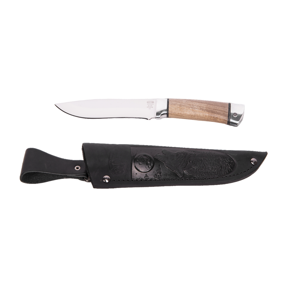 Нож ЗЗОСС, Н6, клинок ст. ЭИ107, рукоять дюраль, орех. Фото №5