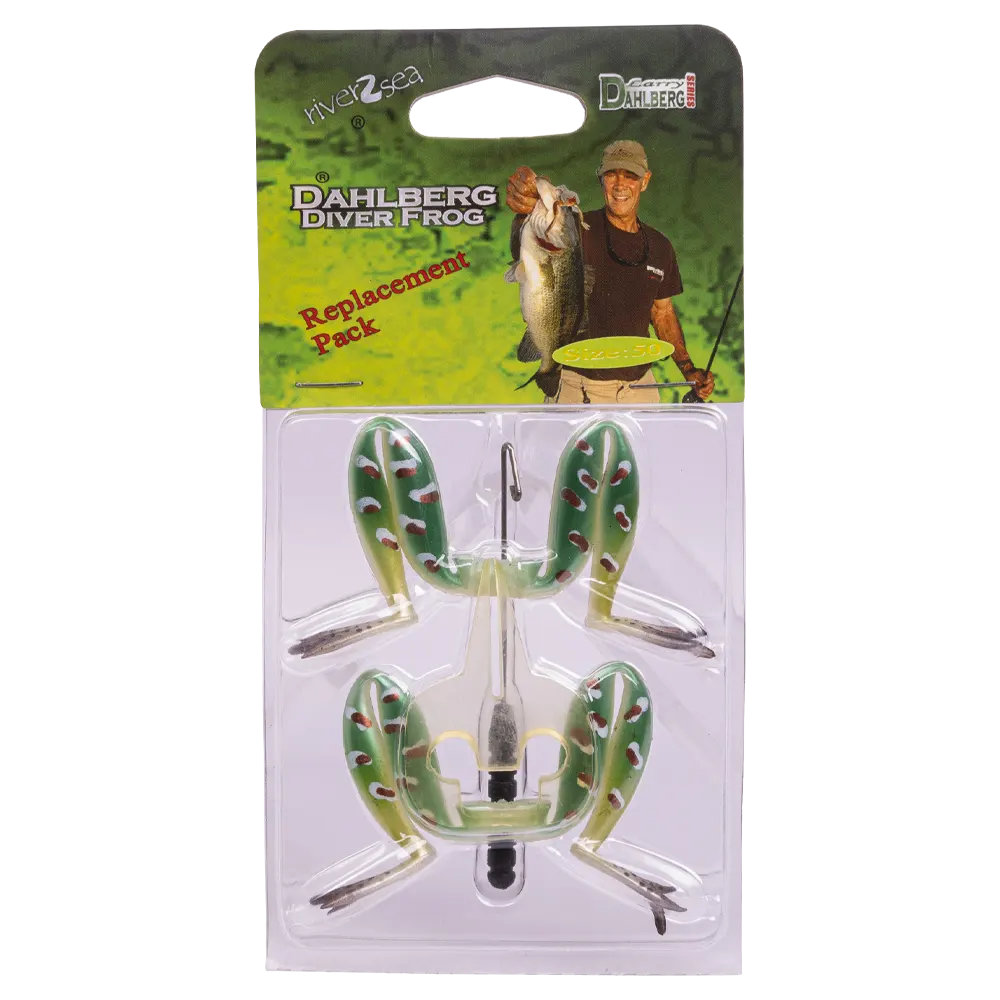 Воблер IZUMI Dahlberg Diver Frog 50R (REPLACEMENT PACKS) col 01. Фото №1