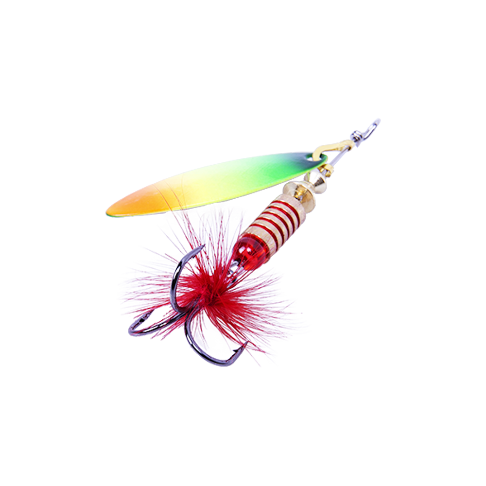 Блесна вращающаяся MADFISH Aglia Long №2, 7гр, цвет (Rainbow). Фото №3