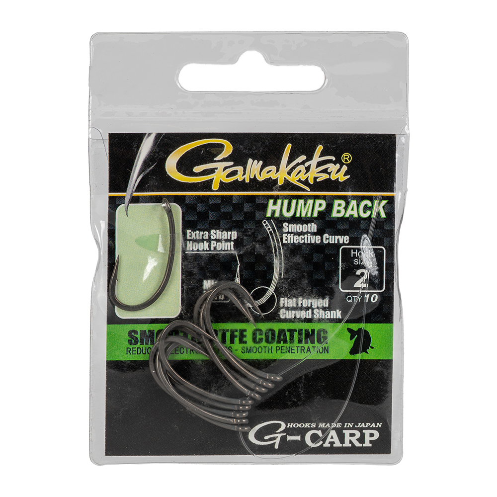 Крючок Gamakatsu G-Carp Hump Back Grey №2. Фото №1
