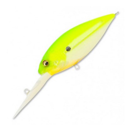 Воблер MEGABASS DEEP-X 300 POWER KNOCKER (Bone Lime Chart). Фото №1