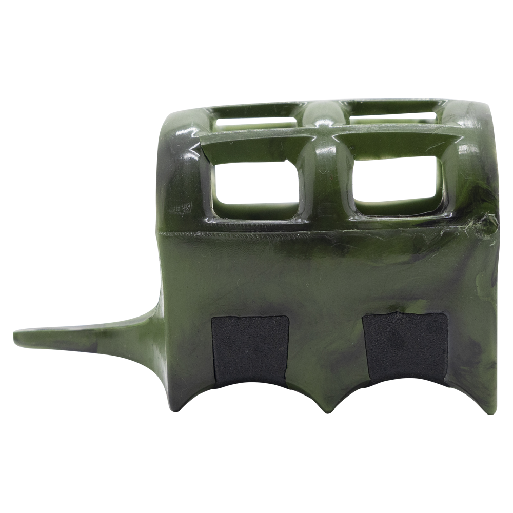 Груз-кормушка пластиковая X-FEEDER PL CAMO RIVER CAGE M 100 г (40 мл, цвет камо, сетка). Фото №2