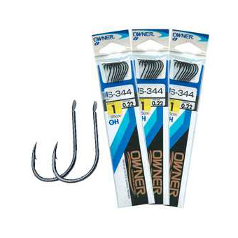 Крючок с поводком Owner S-344 №4 (9шт). Фото №2