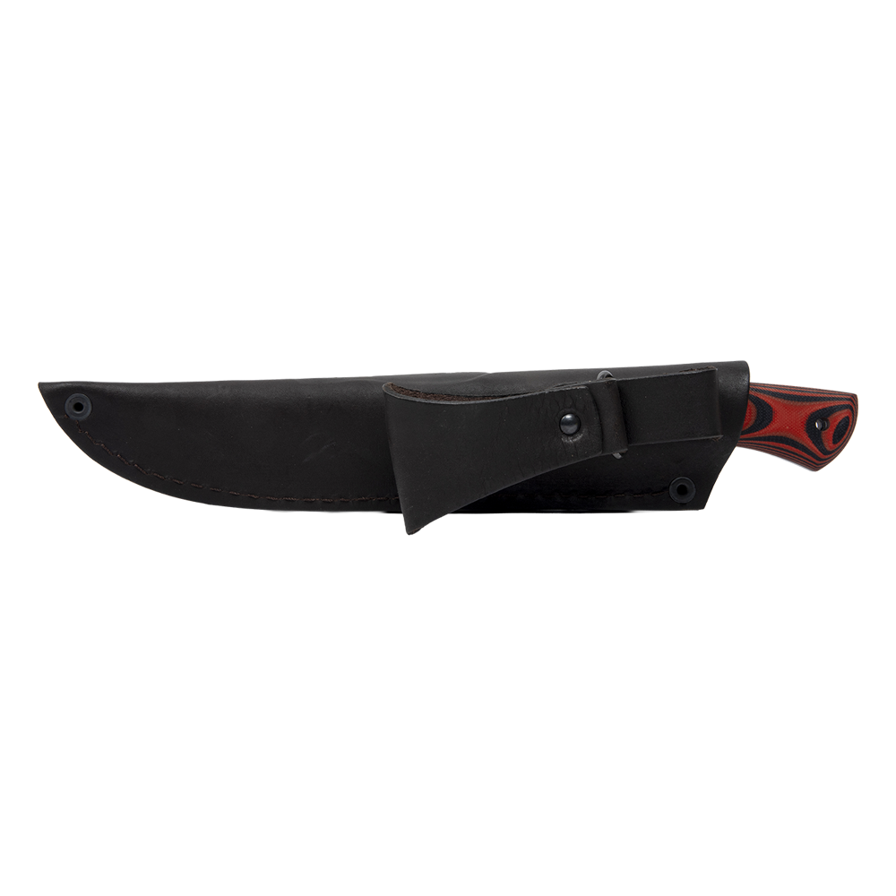 Нож МС Тигр, клинок Х12МФ, ц.м. рукоять G10 (черно-красный). Фото №6 Нож МС Тигр, клинок Х12МФ, ц.м. рукоять G10 (черно-красный). Фото №6