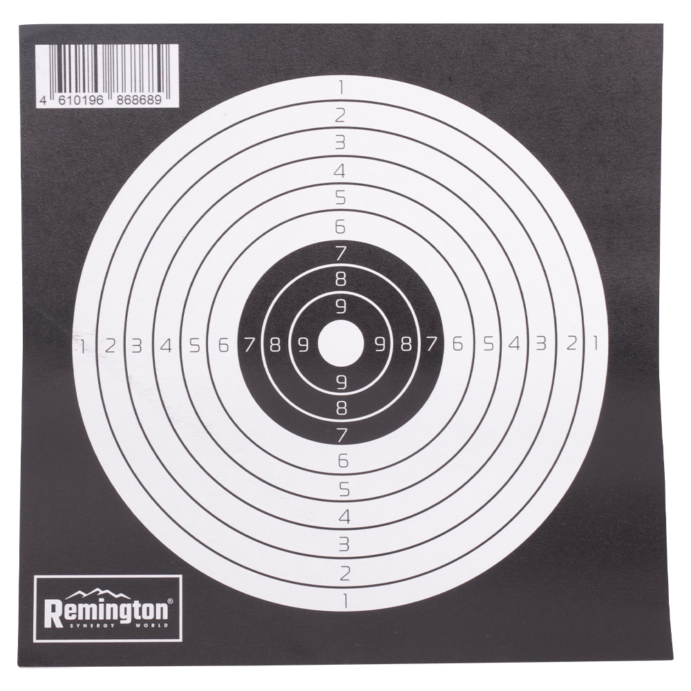 Мишень Remington черно-белая (в уп. 50шт.). Фото №1