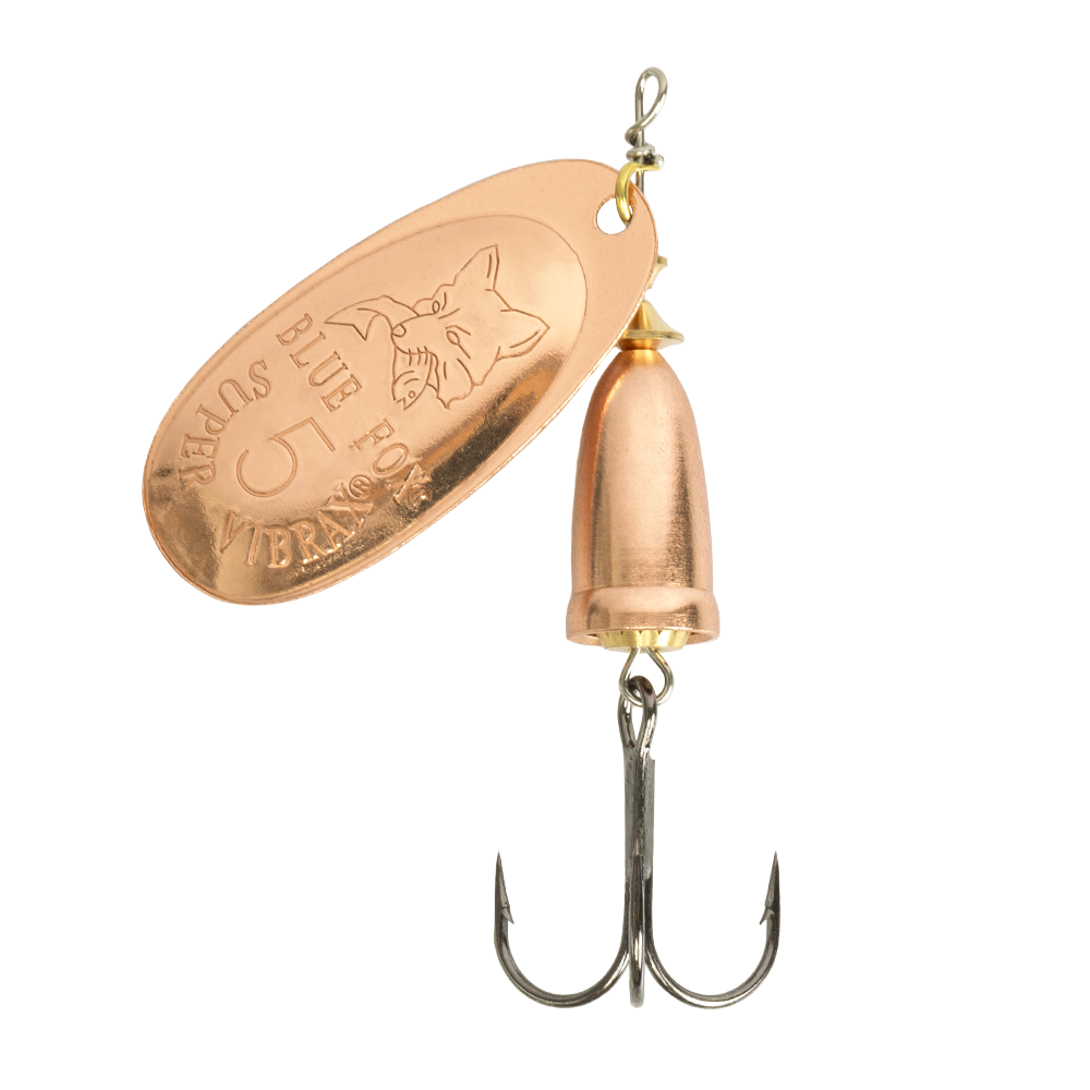 Блесна вращающаяся Blue Fox Vibrax Original №5,13гр, цвет (С) медь. Фото №1