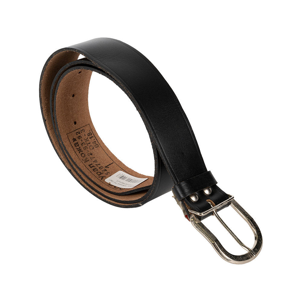 Ремень поясной ТУ / кожа / черный ((№ 1)). Фото №1 Ремень поясной ТУ / кожа / черный ((№ 1)). Фото №1