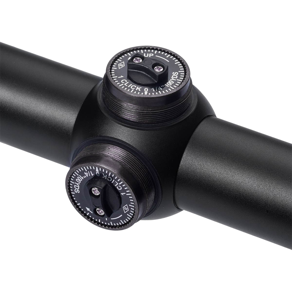 Прицел Gaut Quartz 2-7x32, AO-параллакс, сетка 3 (Mil-Dot) нить, без подсветки, 25.4мм, поправки 1/4. Фото №3