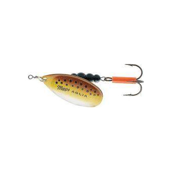 Блесна Mepps Aglia Fluo Micropigments Trout 2 Brown /Gold 4,5г. Фото №1