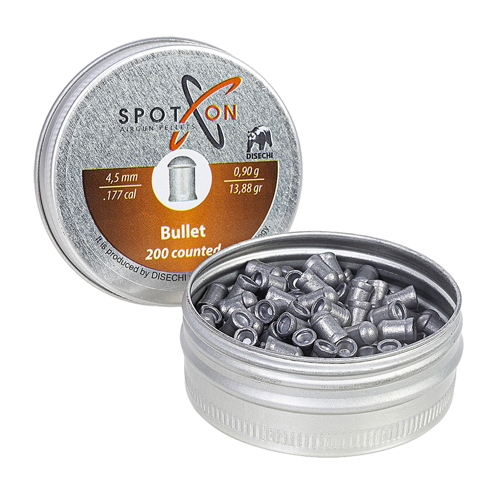 Пуля пневматическая SPOTON Bullet 4,5 мм, 0,90 гр. (200 шт). Фото №3 Пуля пневматическая SPOTON Bullet 4,5 мм, 0,90 гр. (200 шт). Фото №3