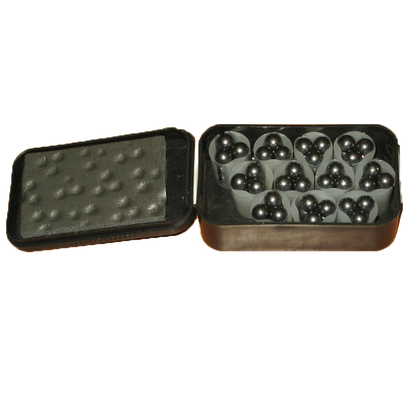 Картечь согласованная в п/э контейнере, 12 к. (8,5 мм., в уп. 12 шт.) (продажа в уп). Фото №2