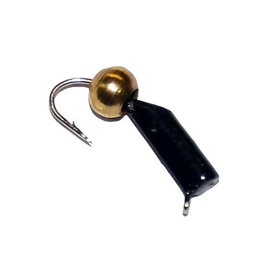 Мормышка вольфрамовая Trye Weight черная "Капля" d4,0мм кошачий глаз, зеленый (10шт). Фото №1 Мормышка вольфрамовая Trye Weight черная "Капля" d4,0мм кошачий глаз, зеленый (10шт). Фото №1