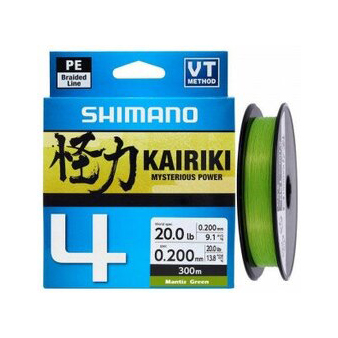 Леска плетёная SHIMANO Kairiki 8 PE 150м зеленая 0.100mm/6.5kg. Фото №2