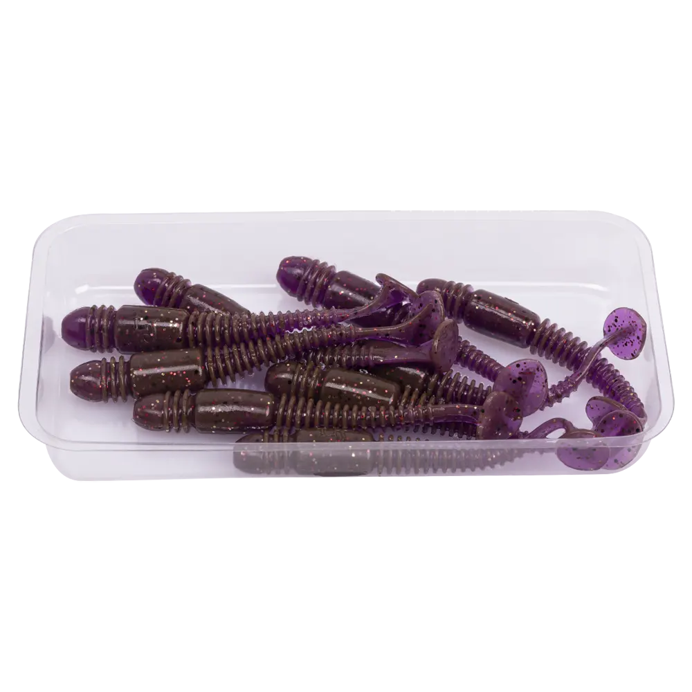 Виброхвост Lucky John Pro Series Tioga 2,4" 62мм, (9шт. упак.) цвет S13. Фото №4 Виброхвост Lucky John Pro Series Tioga 2,4" 62мм, (9шт. упак.) цвет S13. Фото №4