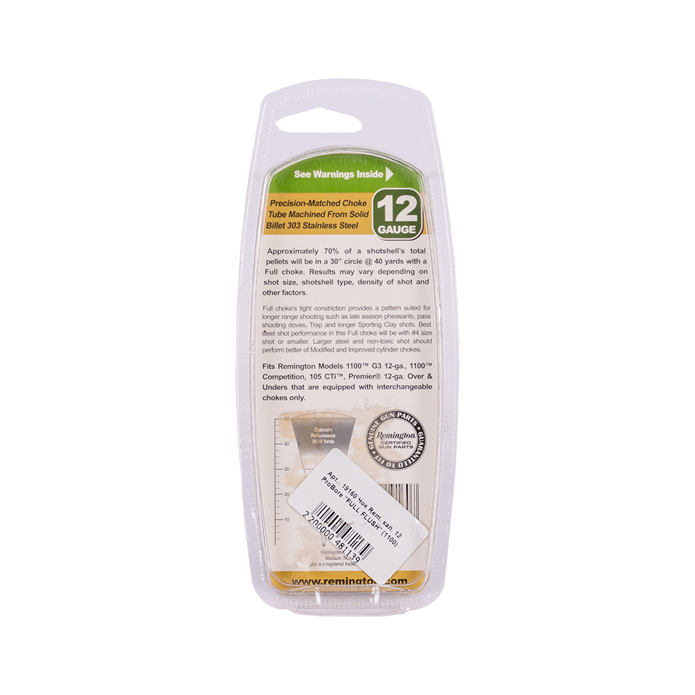 Чок Remington калибр 12 ProBore ''FULL FLUSH'' (1100). Фото №3 Чок Remington калибр 12 ProBore ''FULL FLUSH'' (1100). Фото №3