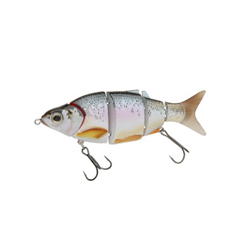 Воблер IZUMI 5 section white fich 105 (SLOW SINKING) col 14. Фото №1