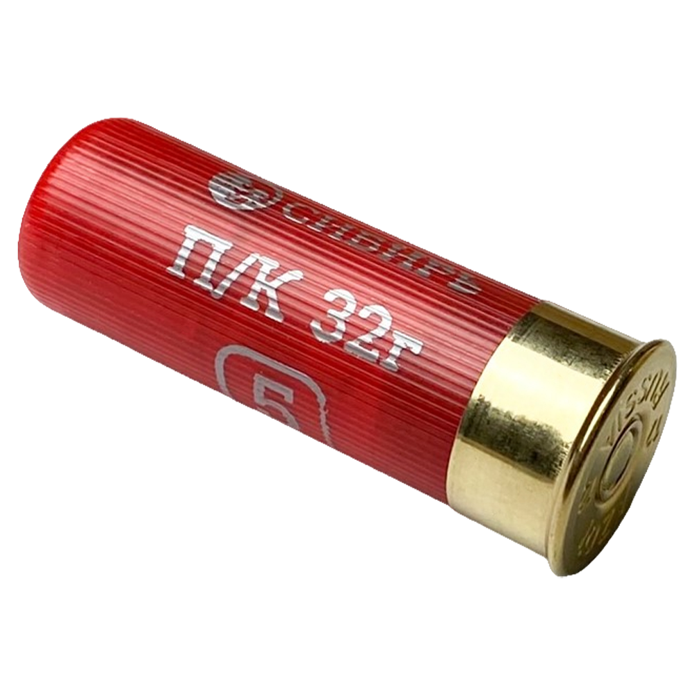 Патрон СИБИРЬ 12/70 охотничий дробовой 32г №5 п/к (в пачке 25 шт) (в коробке 250шт). Фото №3