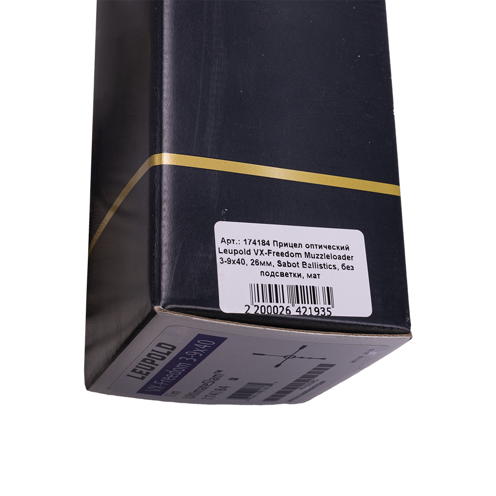 Прицел оптический Leupold VX-Freedom Muzzleloader 3-9x40, 26мм, Sabot Ballistics, без подсветки, мат. Фото №1 Прицел оптический Leupold VX-Freedom Muzzleloader 3-9x40, 26мм, Sabot Ballistics, без подсветки, мат. Фото №1