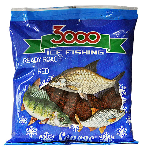 Прикормка зимняя готовая Sensas 3000 ROACH RED 0.5кг. Фото №1