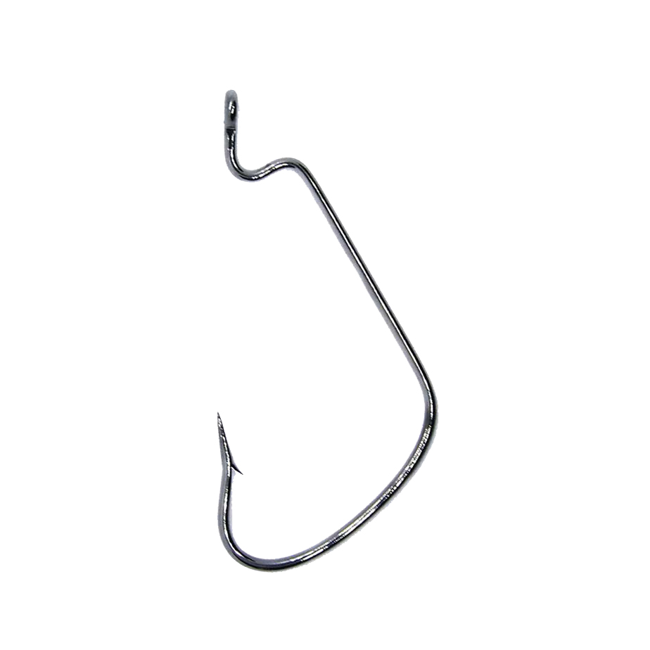 Крючки metsui OFFSET WORM цвет bin размер №1 в уп. 6шт.. Фото №2