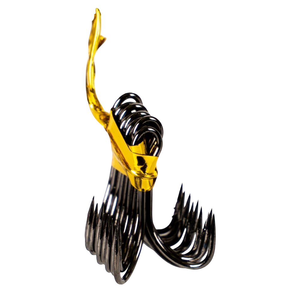 Крючок двойной SD-36 №10 цвет BC (20шт) Helios (HS-SD-36-10). Фото №1