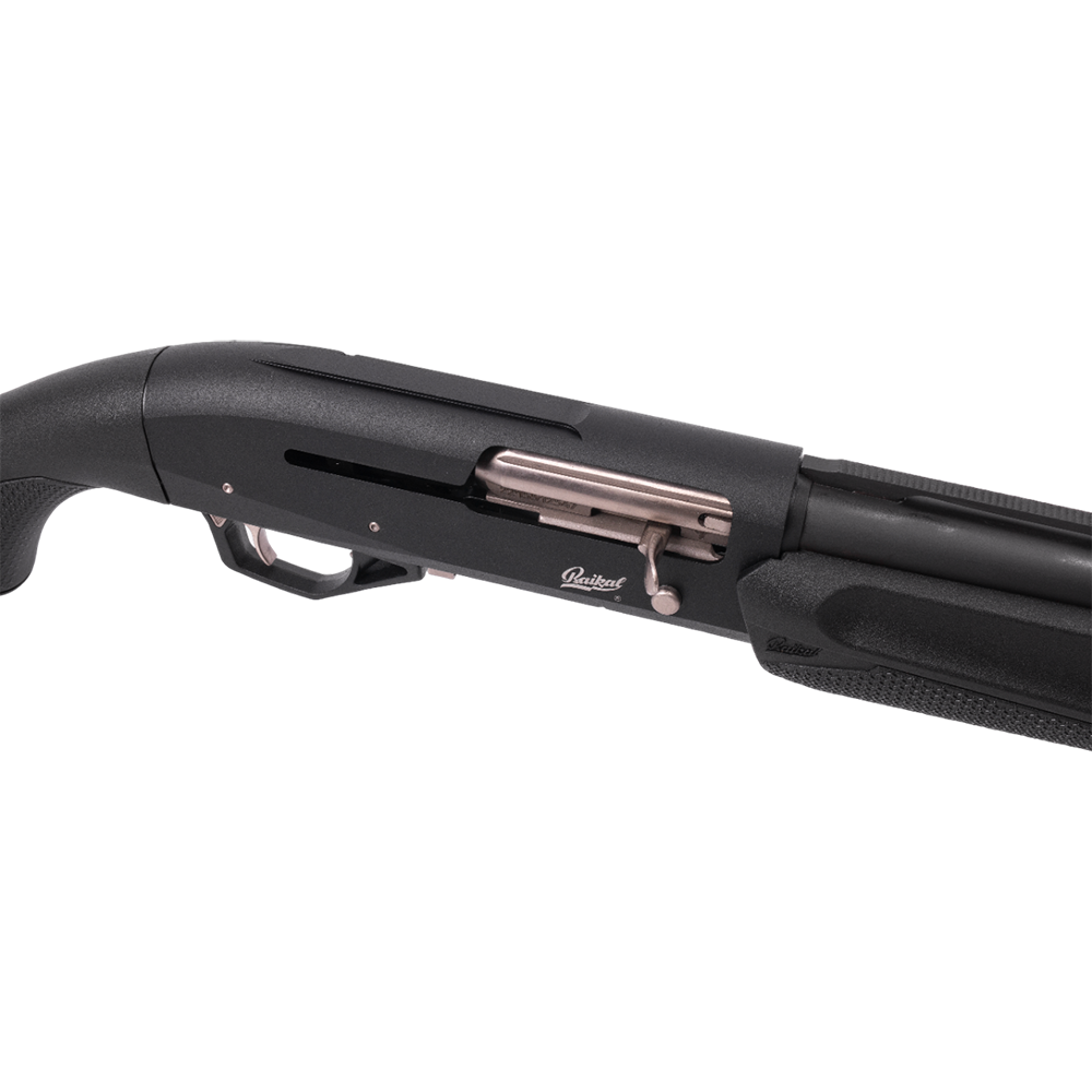 Ружье МР-155 12/76, пластик, 3 дульные насадки, цветная мушка, курок никель, полуавтомат газоотводный, L=710. Фото №5