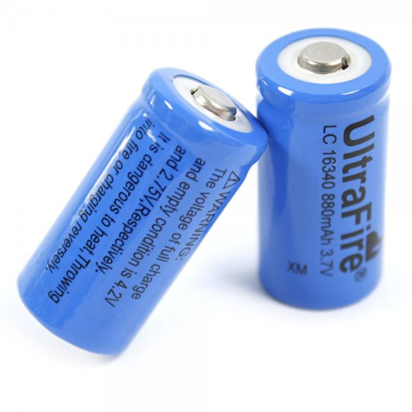 Аккумулятор 16340 3,7V (123R). Фото №1