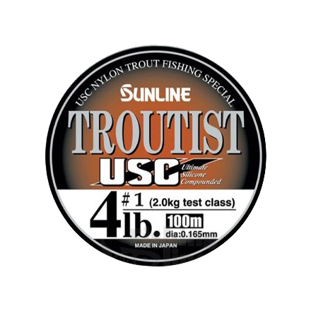 Леска Sunline TROUTIST USC 100m Natural Brown 0.138mm 1.25kg. Фото №1