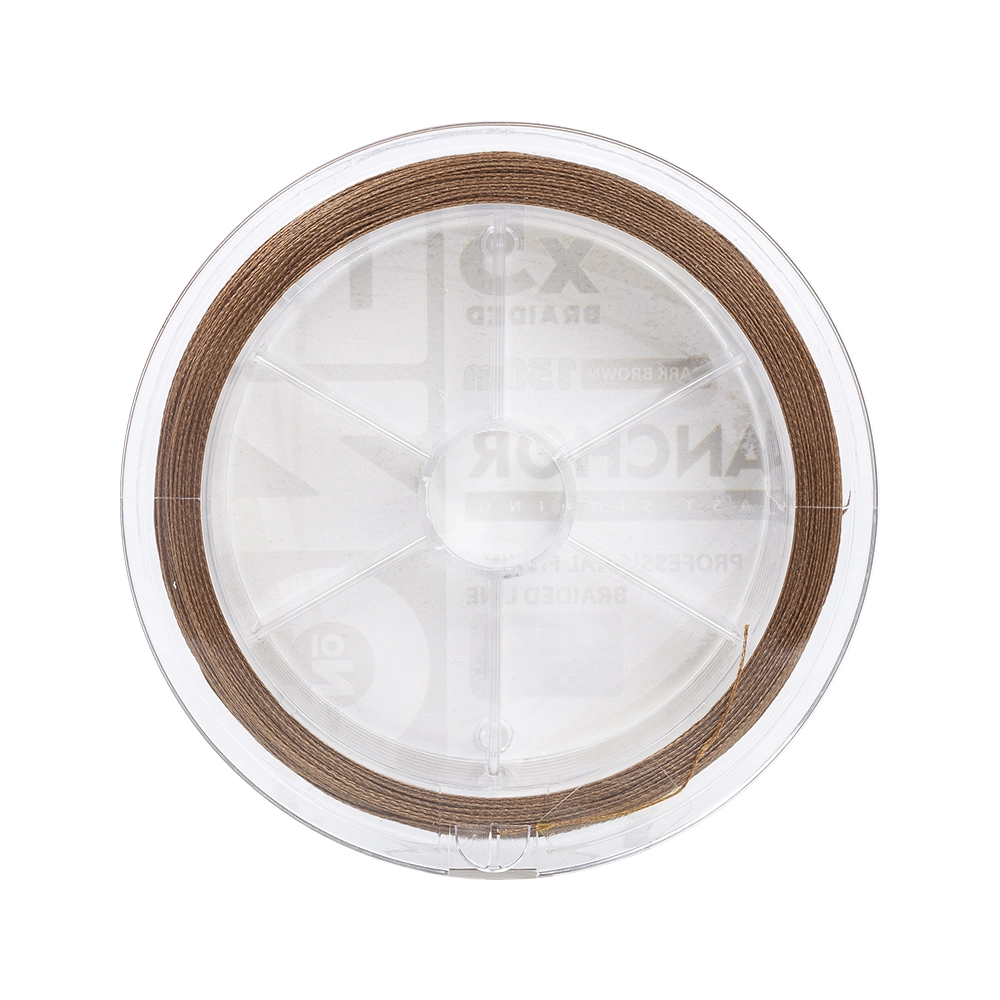 Плетеная леска тонущая №ONE ANCHOR Х5-150 (dark brown) d0.24. Фото №3