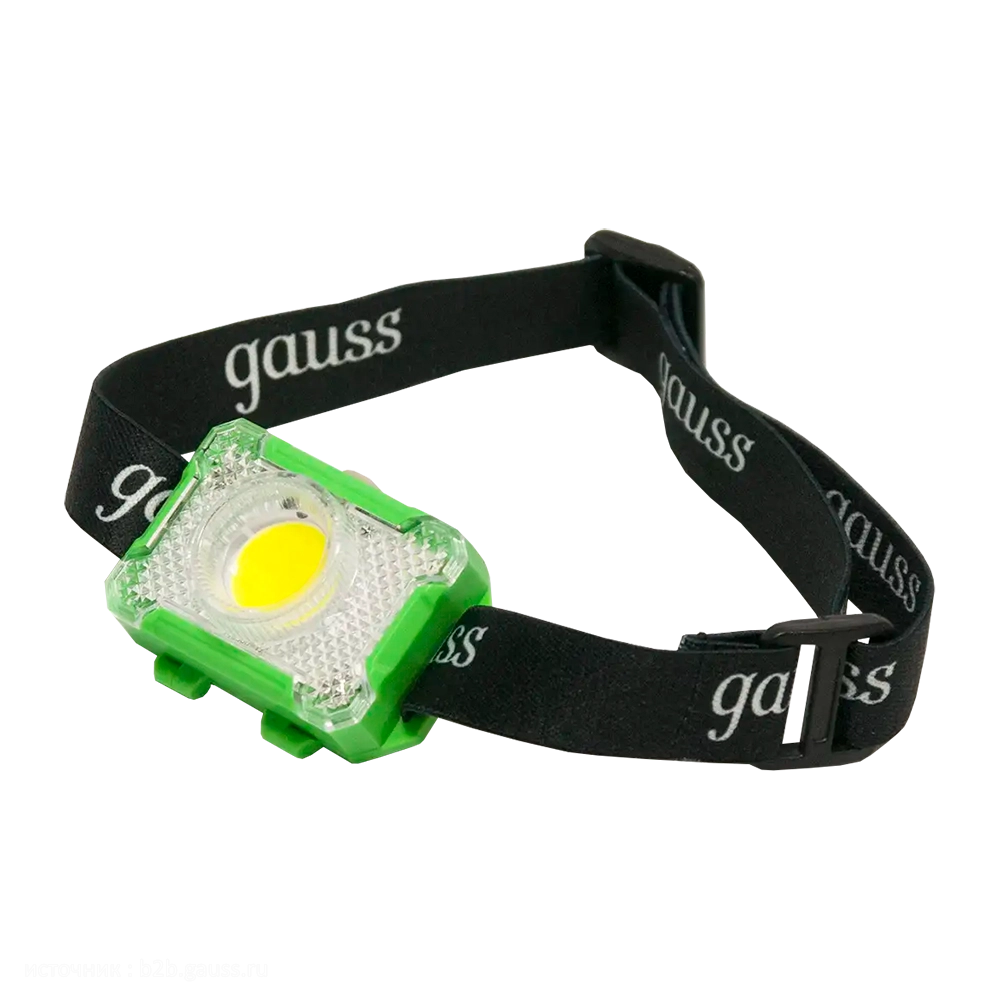 Фонарь налобный Gauss модель GFL305 3W 150lm 3xAAA LED. Фото №2 Фонарь налобный Gauss модель GFL305 3W 150lm 3xAAA LED. Фото №2