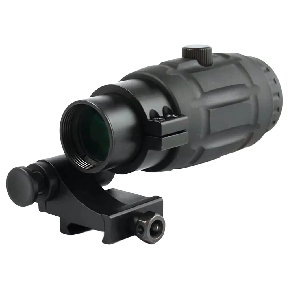 Увеличитель Vector Optics Maverick 4х26 Magnifier, 4-х кратное увеличение, Weaver откидной, прорезиненный. Фото №4