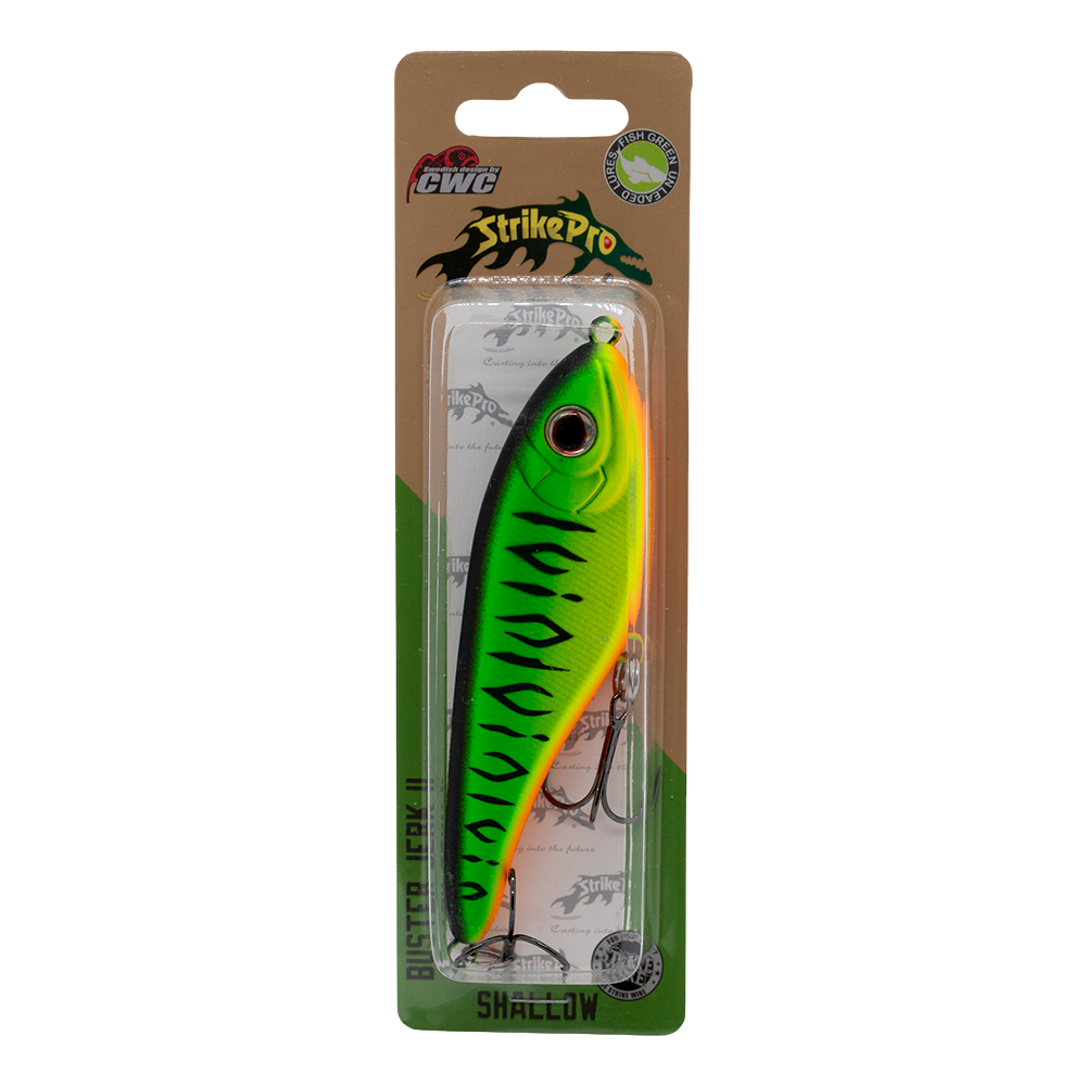 Воблер Strike Pro Buster Jerk II Shallow Runner, 120мм, 37гр, заглубление 0,3м.-2,0м., цвет (EG-049#GC01S). Фото №1 Воблер Strike Pro Buster Jerk II Shallow Runner, 120мм, 37гр, заглубление 0,3м.-2,0м., цвет (EG-049#GC01S). Фото №1