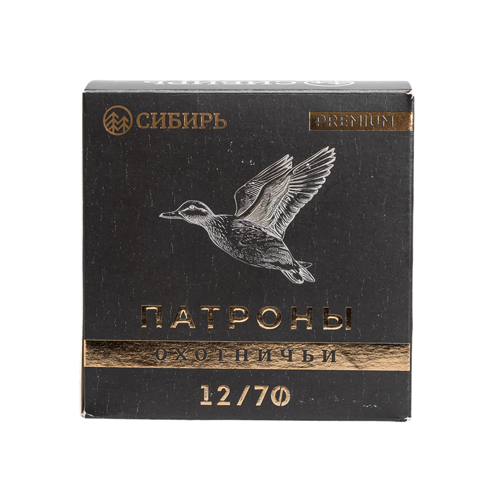 Патрон СИБИРЬ PREMIUM 12/70 охотничий дробовой 34г №4 (пачка 25 шт) (в коробке 250шт). Фото №5