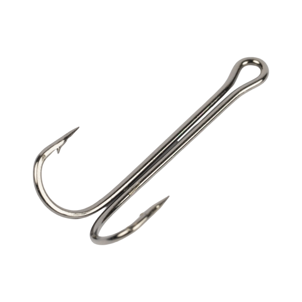 Крючок двойной "Volzhanka Long Double Hook 90°" #6 (10шт.уп). Фото №3