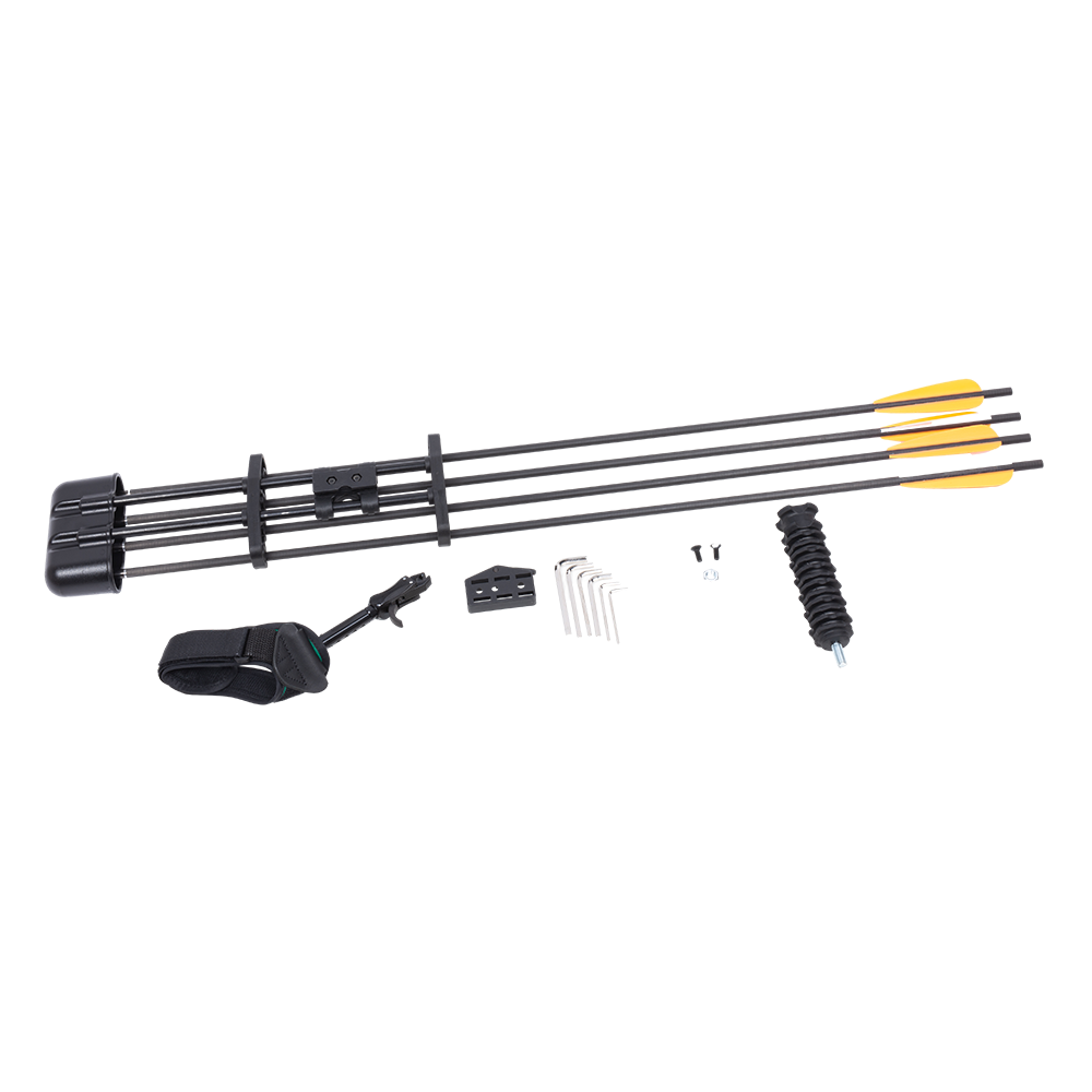 Лук Man Kung Mirage CBA2, блочный, black, комплектация. Фото №13