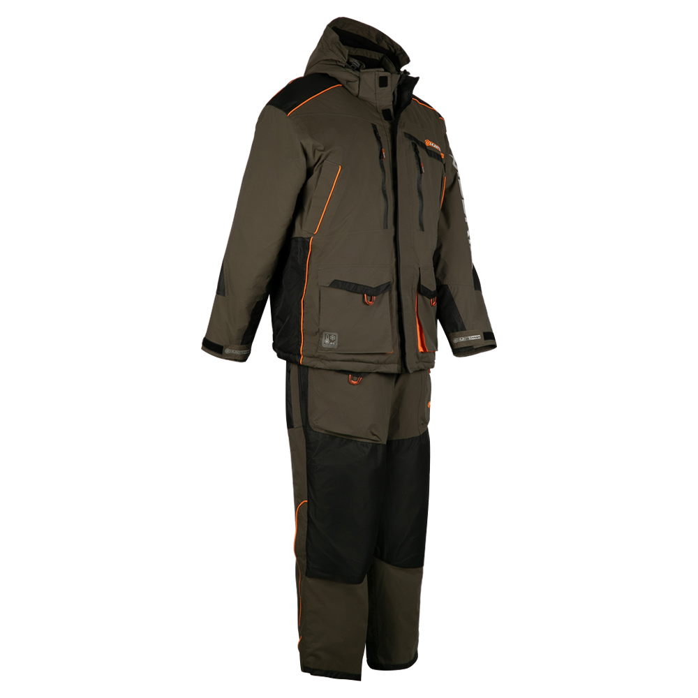 Костюм Huntsman Siberia цвет Хаки/Черный ткань Breathable. Фото №2