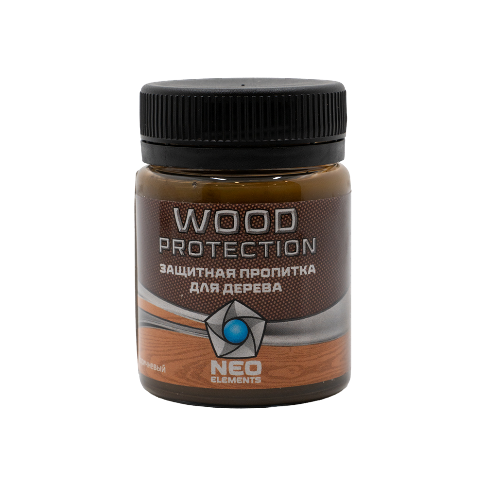 Пропитка для дерева Wood Protection корич., 50мл.. Фото №1 Пропитка для дерева Wood Protection корич., 50мл.. Фото №1