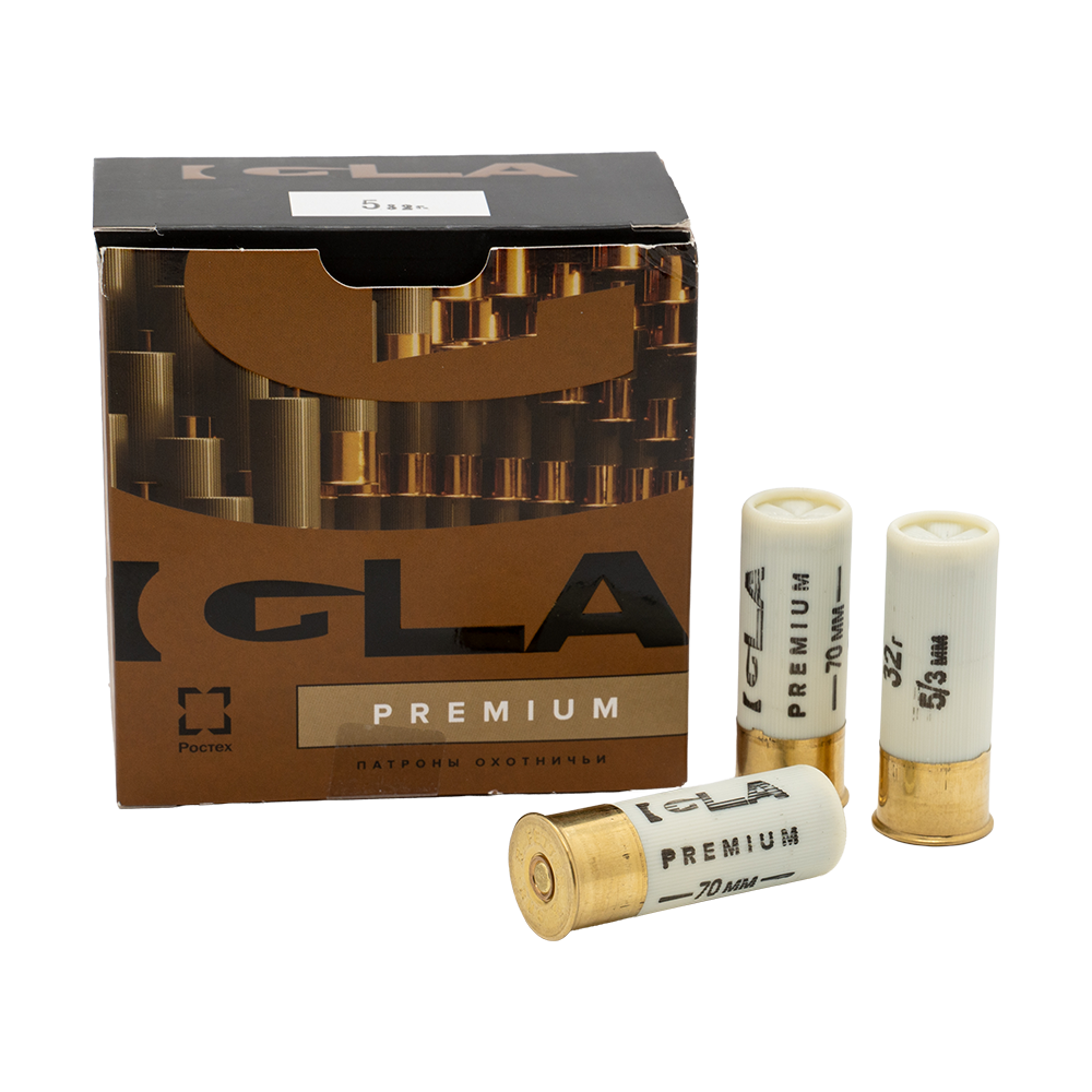 Патрон "IGLA-PREMIUM" 12/70 №5 32г (пачка 25шт, короб., 250). Фото №6