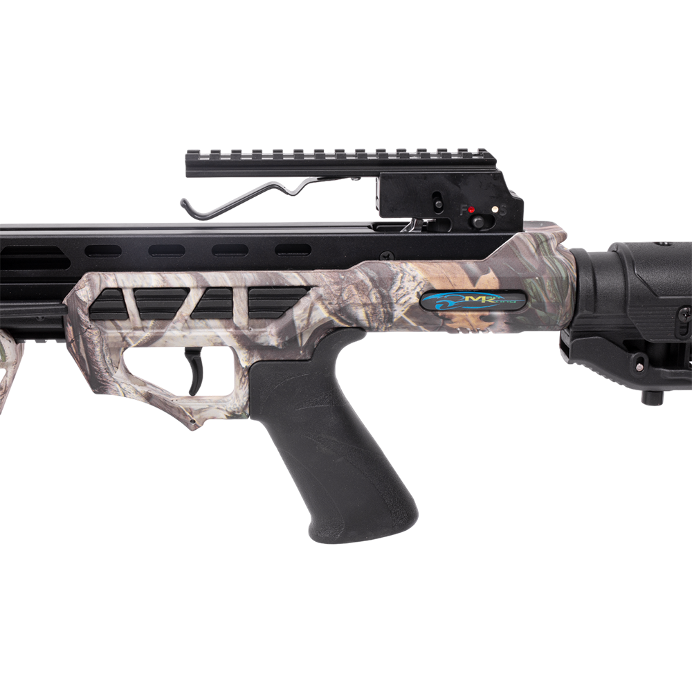 Приклад для арбалета Man Kung XB58, блочный, forest camo, кивер, стрелы 4 шт., прицел, крепеж. Фото №2