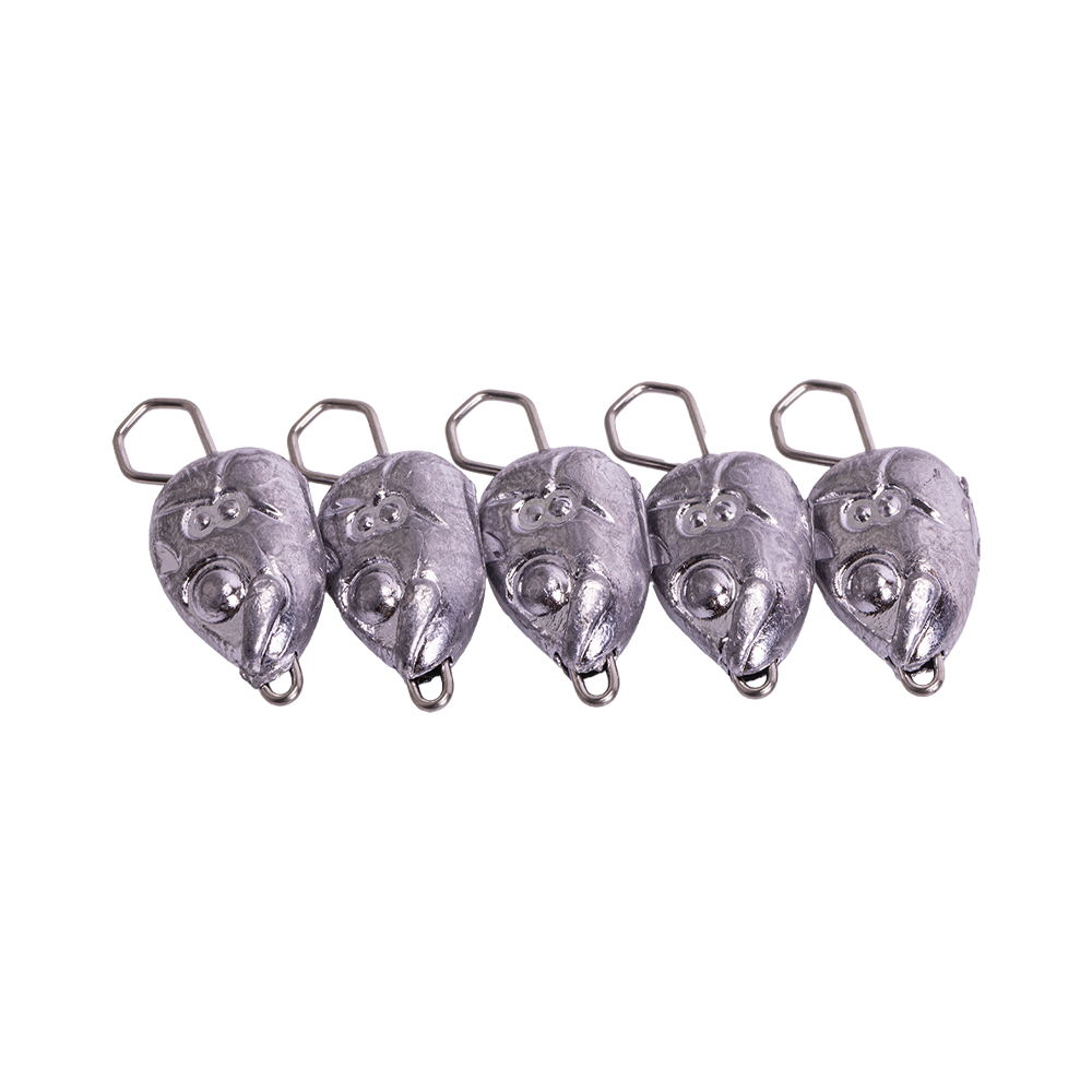 Груз разборный "Рыбья голова" 8гр (5шт. упак.) (ИП Набов). Фото №2