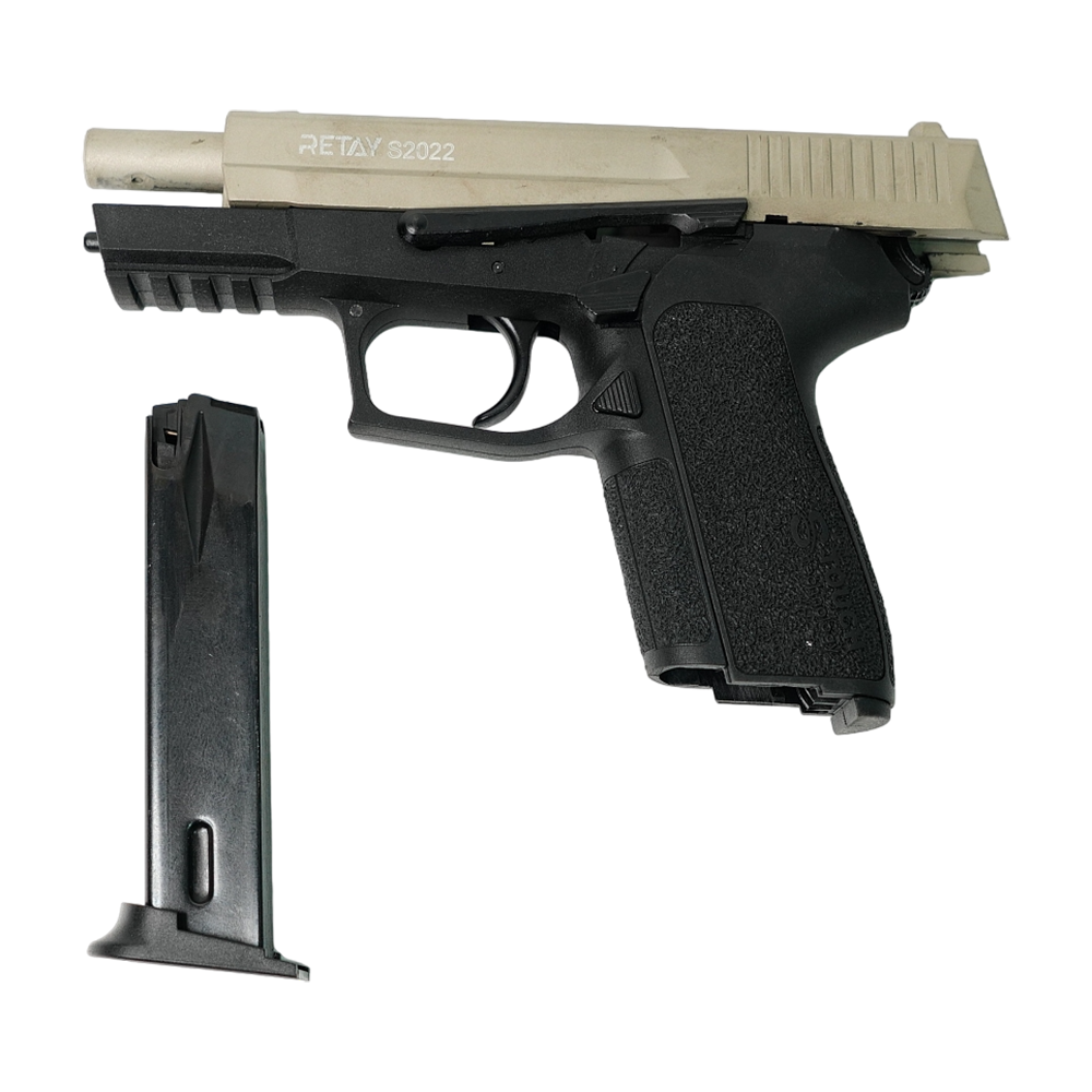 Пистолет охолощенный RETAY S2022, (Sig Sauer), Сатин, калибр 9mm. P.A.K. Фото №5