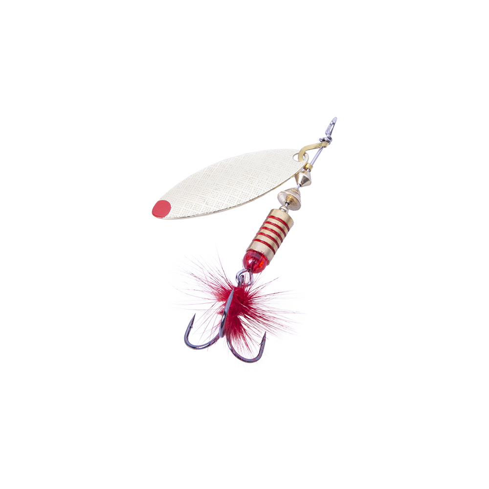 Блесна вращающаяся MADFISH Aglia Long №2, 7гр, цвет (Gold-red-dot). Фото №2 Блесна вращающаяся MADFISH Aglia Long №2, 7гр, цвет (Gold-red-dot). Фото №2