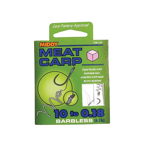 MIDDY Meat HTN 12s to 0.18 Крючок с поводком (6шт). Фото №1