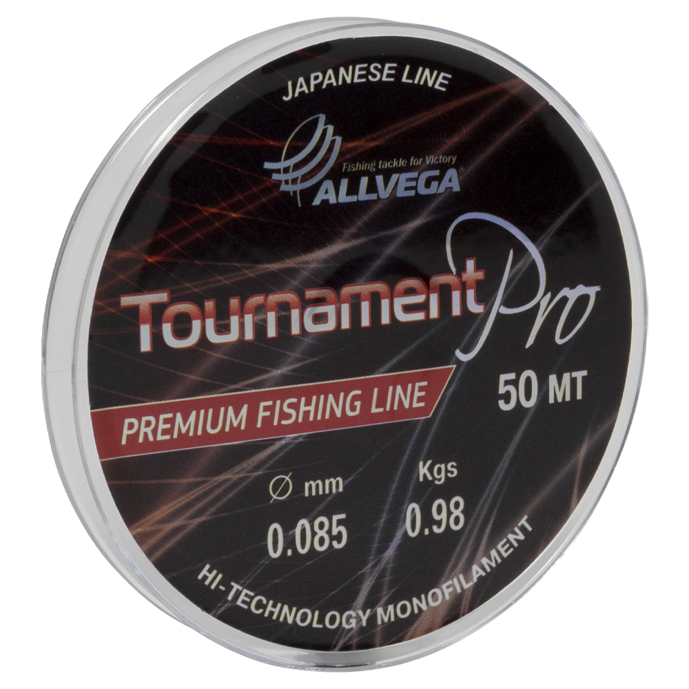 Леска ALLVEGA поводковая «Tournament Pro Premium» 50m 0.085mm (0.98кг) прозрачная (TPRON5085). Фото №2 Леска ALLVEGA поводковая «Tournament Pro Premium» 50m 0.085mm (0.98кг) прозрачная (TPRON5085). Фото №2