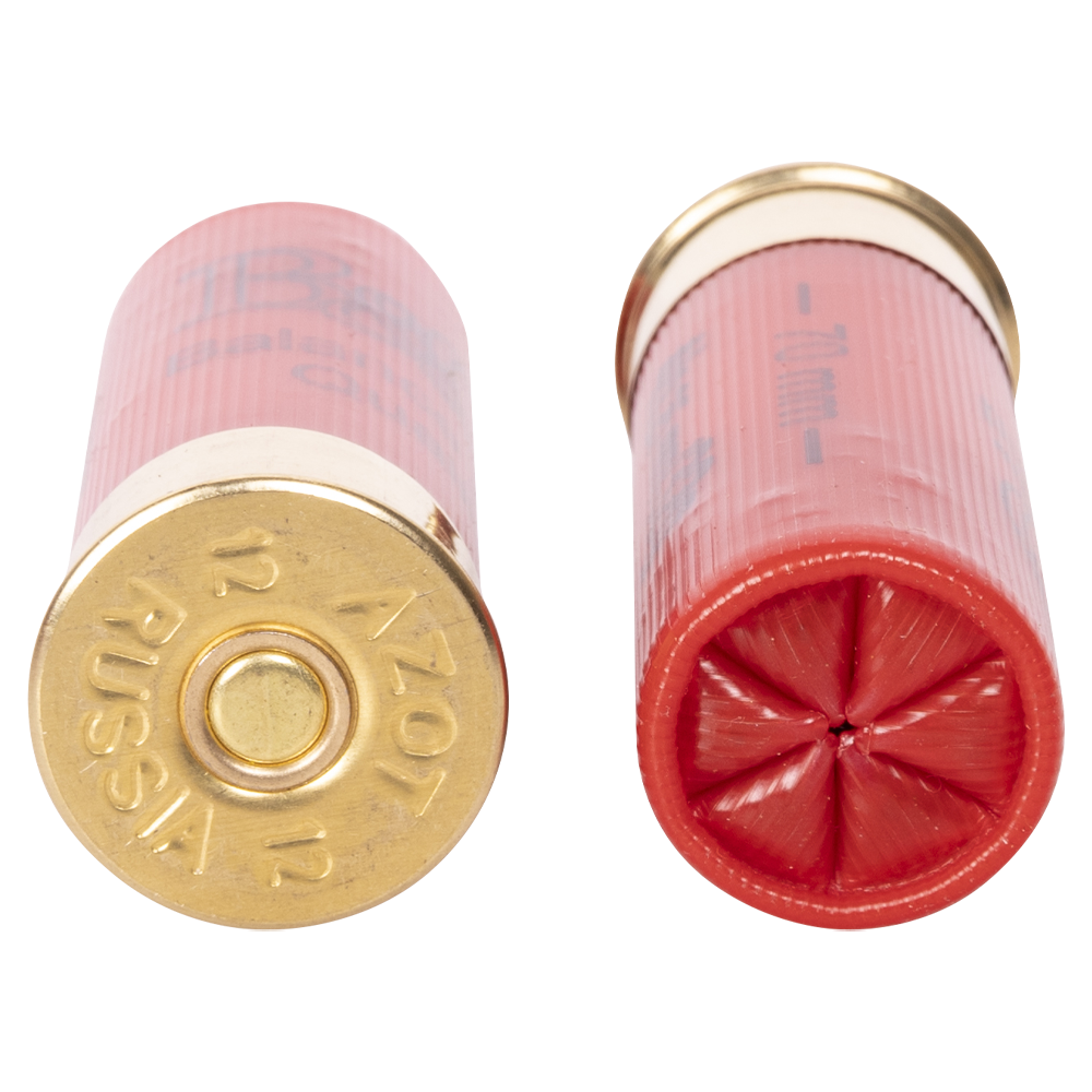 Патрон АЗОТ 12/70  охотничий дробовой B&Q  32г б/к №4 (пачка 25 шт) (в коробке 250шт). Фото №3