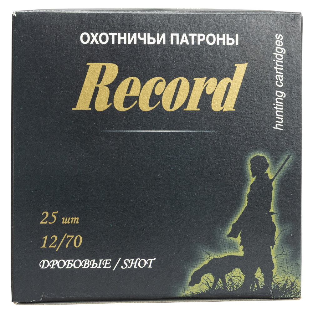 Патрон "Рекорд" 12/70 картечь 6,2 32г. (пачка 25 шт.) (в коробке 200 шт.). Фото №5