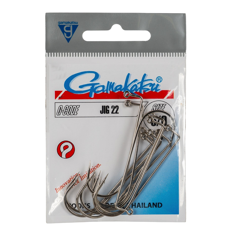 Крючок Gamakatsu Hook JIG 22 Nickel №05/0. Фото №1